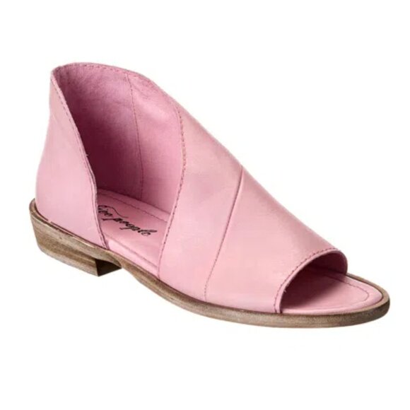 FREE PEOPLE Mont Blanc Pink Leather Shoes - Size EU 40 - Picture 1 of 9